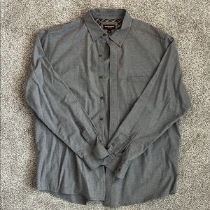 Johnson & Murphy Gray Button-Up Shirt